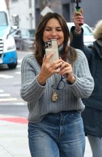 MARISKA HARGITAY on the Set of Law & Order: Special Victims Unit in Manhattan 01/26/2024