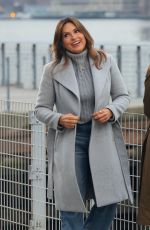 MARISKA HARGITAY on the Set of Law & Order: Special Victims Unit in Manhattan 01/26/2024