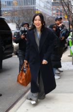 MAYA ERSKINE Heading to Tonight Show in New York 01/30/2024