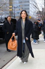 MAYA ERSKINE Heading to Tonight Show in New York 01/30/2024