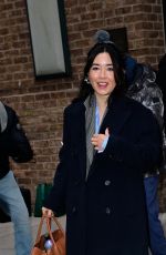 MAYA ERSKINE Heading to Tonight Show in New York 01/30/2024