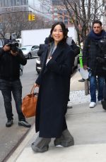 MAYA ERSKINE Heading to Tonight Show in New York 01/30/2024