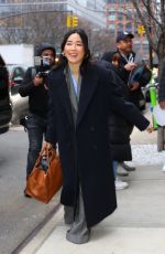 MAYA ERSKINE Heading to Tonight Show in New York 01/30/2024