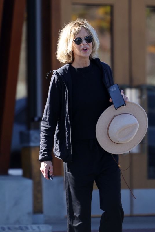 MEG RYAN Out and About in Santa Barbara 01/10/2024