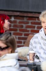 MEGAN FOX and MGK on a Coffee Date in Aspen 01/01/2024