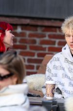 MEGAN FOX and MGK on a Coffee Date in Aspen 01/01/2024