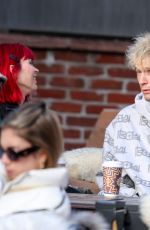 MEGAN FOX and MGK on a Coffee Date in Aspen 01/01/2024