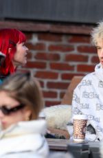 MEGAN FOX and MGK on a Coffee Date in Aspen 01/01/2024