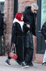 MEGAN FOX and MGK Out Shopping in Aspen 12/31/2023