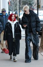 MEGAN FOX and MGK Out Shopping in Aspen 12/31/2023