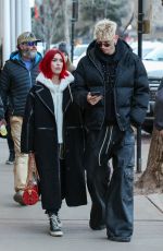 MEGAN FOX and MGK Out Shopping in Aspen 12/31/2023