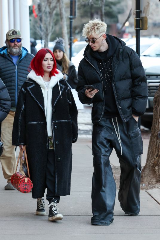 MEGAN FOX and MGK Out Shopping on New Year