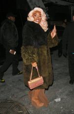 MEGAN THEE STALLION Arrives at SNL Afterparty at Le Avenue in New York 01/21/2024