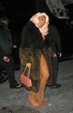 MEGAN THEE STALLION Arrives at SNL Afterparty at Le Avenue in New York 01/21/2024