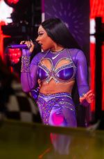MEGAN THEE STALLION Performs at Times Square New Year