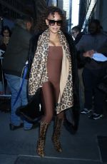 MELANIE BROWN Arrives at Today Show in New York 01/08/2024