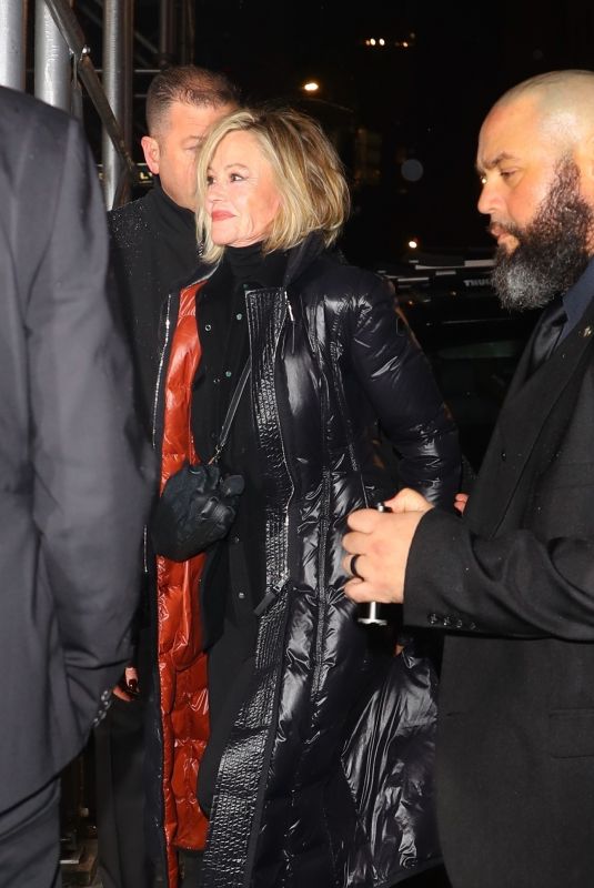 MELANIE GRIFFITH Arrives at SNL Afterparty at Zuma in New York 01/27/2024