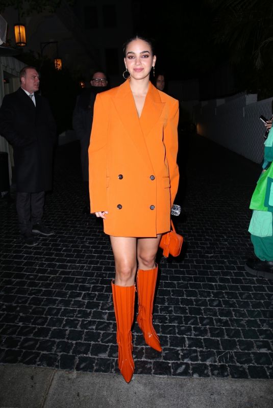 MELISSA BARRERA Arrives at MPFT Evening Before Gala in Los Angeles 01/14/2024