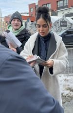 MELISSA BARRERA Out Interacting with Fans in Park City 01/19/2024