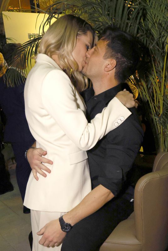 MICHELLE HUNZIKER and Alessandro Carollo at Jonathan