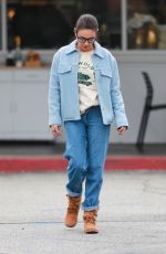 MILA KUNIS Leaves Beverly Glen Deli in Bel Air 01/17/2024