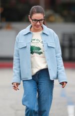 MILA KUNIS Leaves Beverly Glen Deli in Bel Air 01/17/2024