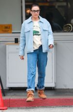 MILA KUNIS Leaves Beverly Glen Deli in Bel Air 01/17/2024