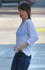 MILLA JOVOVICH at a Starbucks in Los Angeles 01/13/2024