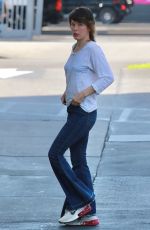 MILLA JOVOVICH at a Starbucks in Los Angeles 01/13/2024