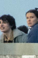 MILLIE BOBBY BROWN on the Set of Stranger Things Season 5 in Atlanta 01/19/2024