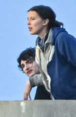 MILLIE BOBBY BROWN on the Set of Stranger Things Season 5 in Atlanta 01/19/2024
