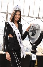 Miss Universe SHEYNNIS PALACIOS at Empire State Building in New York 01/04/2024