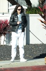 MOLLY HURWITZ Out with Her Dog in Los Angeles 01/15/2024