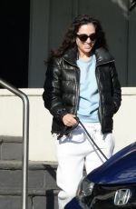 MOLLY HURWITZ Out with Her Dog in Los Angeles 01/15/2024