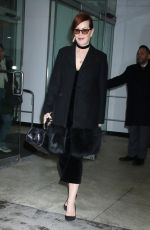 MOLLY RINGWALD Arrives at Drew Barrymore Show in New York 01/23/2024