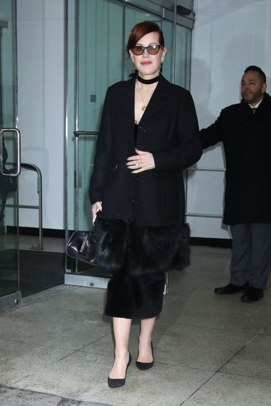 MOLLY RINGWALD Arrives at Drew Barrymore Show in New York 01/23/2024