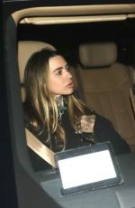 MORGAN WADE Runs Back for Leftovers After a Dinner Date with KYLE RICHARDS in West Hollywood 01/12/2024