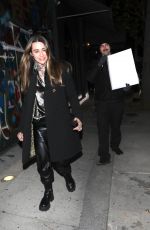MORGAN WADE Runs Back for Leftovers After a Dinner Date with KYLE RICHARDS in West Hollywood 01/12/2024