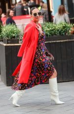 MYLEENE KLASS Arrives at Smooth Radio in London 01/27/2024