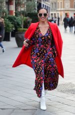 MYLEENE KLASS Arrives at Smooth Radio in London 01/27/2024