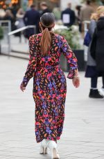 MYLEENE KLASS Arrives at Smooth Radio in London 01/27/2024