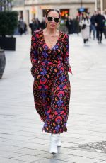 MYLEENE KLASS Arrives at Smooth Radio in London 01/27/2024