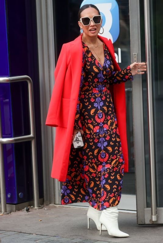 MYLEENE KLASS Arrives at Smooth Radio in London 01/27/2024