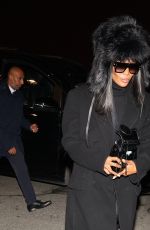 NAOMI CAMPBELL Returning to Her Hotel in Paris 01/202024