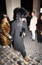 NAOMI CAMPBELL Returning to Her Hotel in Paris 01/202024
