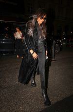 NAOMI CAMPBELL Returns to Hotel Costes in Paris 01/21/2024