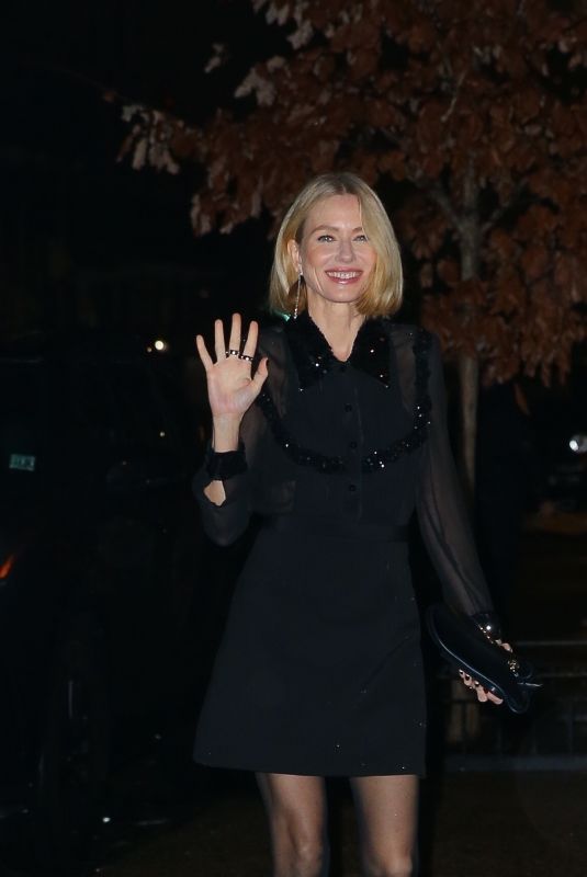 NAOMI WATTS Arrives at Her Apartment in New York 01/24/2024