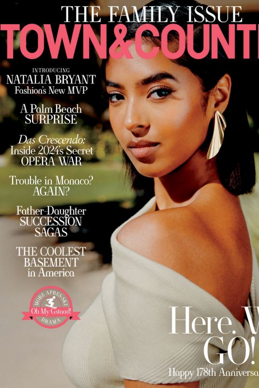 NATALIA BRYANT in Town Country Magazine, February 2024