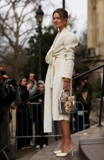 NATALIA VODIANOVA Arrives at Schiaparelli Spring/Summer 2024 Show at Haute Couture Week in Paris 01/22/2024