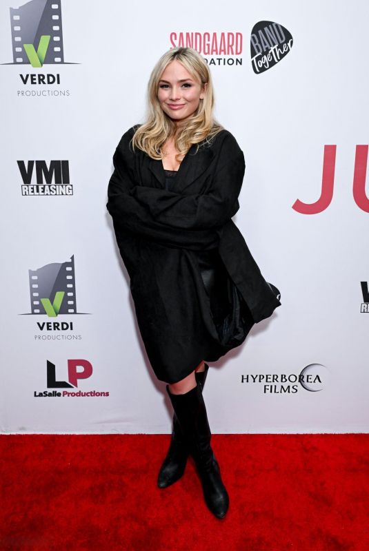 NATALIE ALYN LIND at Junction Premiere in Los Angeles 01/24/2024
